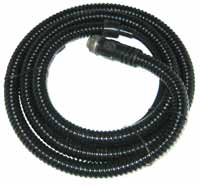 7 foot long black outdoor flexible cable will swing back and forth with the motion of the motor.